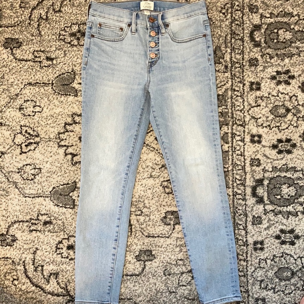 J.Crew Button-front skinny